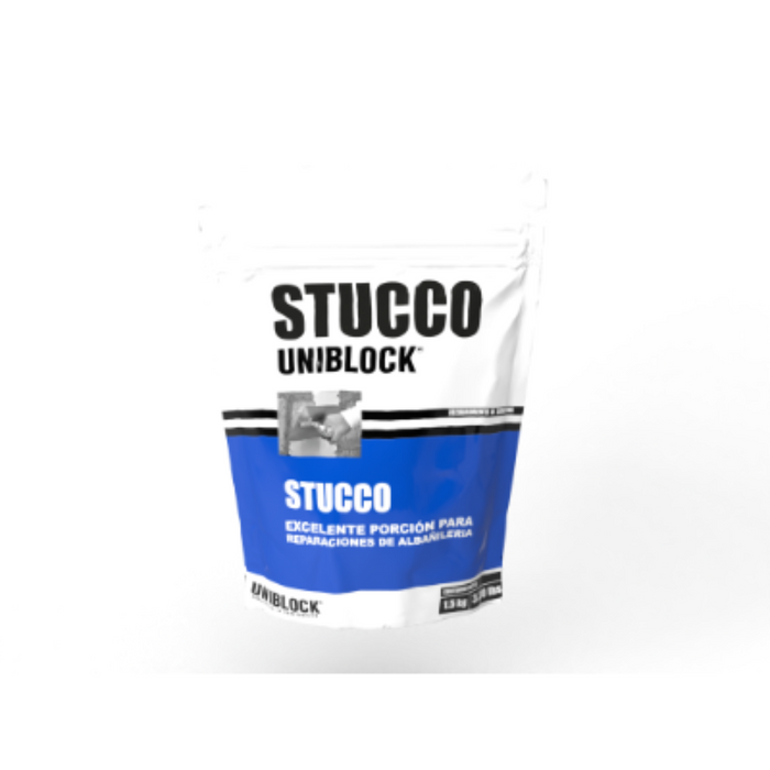 Estuco Fino Blanco 40 Kg Uniblock