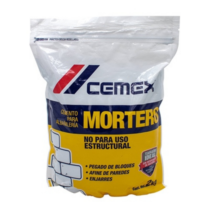 Mortero Gris 2 Kg Cemex
