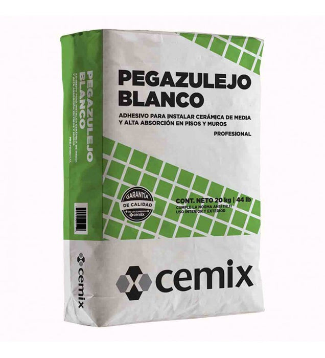 Pegazulejo Blanco 20 Kg Cemix
