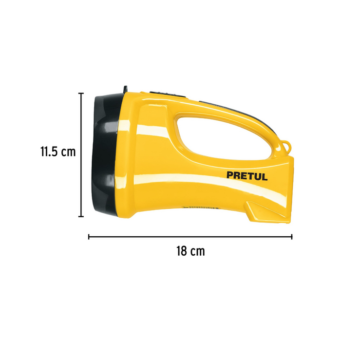 Linterna Led de 260 Lumenes / 9 Horas de Duración / Recargable Pretul