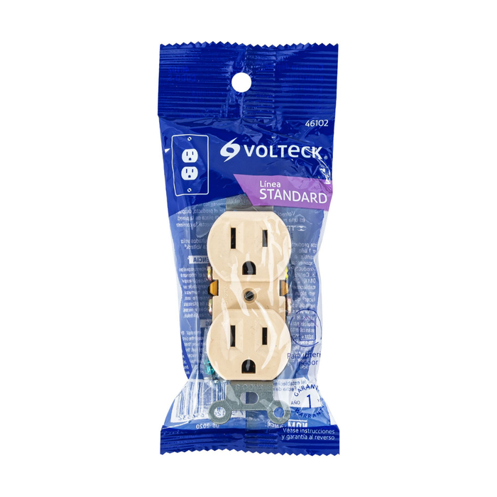 Contacto Duplex Volteck