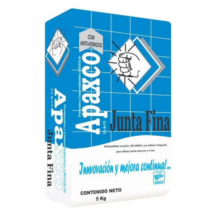 Junta / Boquilla Sin Arena Diferentes Colores 5 Kg Apaxco