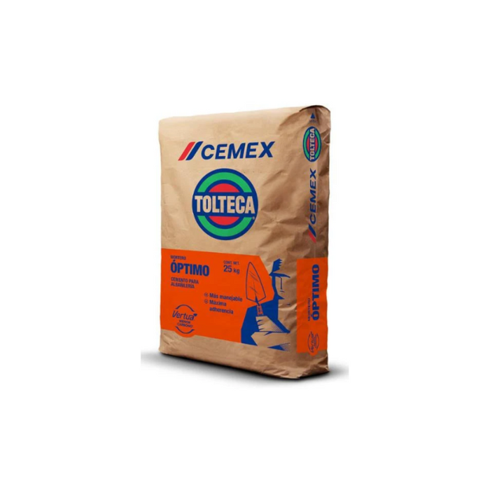 Mortero Gris 50 Kg y 25 Kg Tolteca