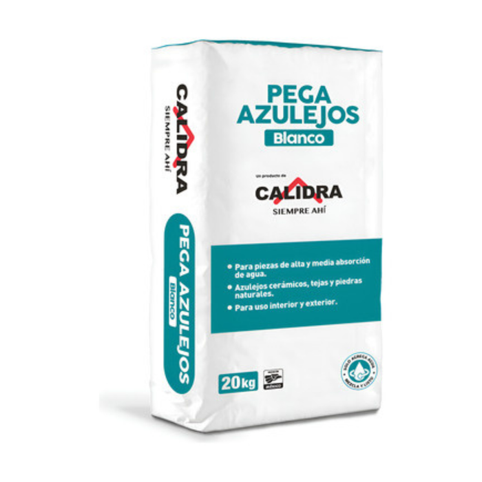 Pegazulejo Blanco 20 Kg Mezcla Brava Calidra