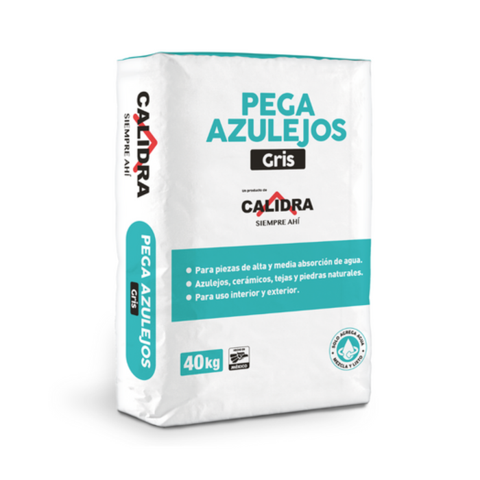 Pegazulejo Gris 40 Kg Mezcla Brava Calidra